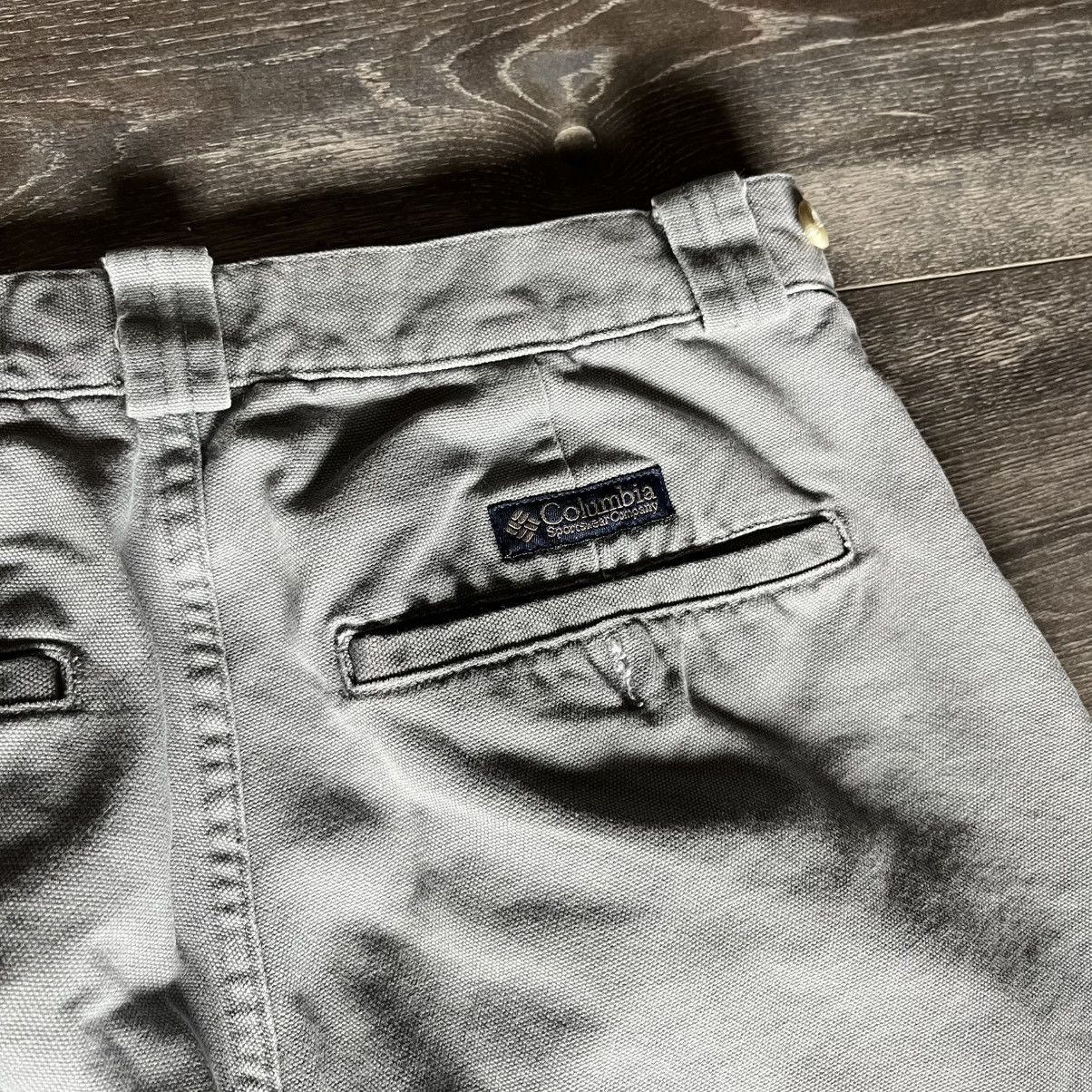Columbia × Vintage Vintage 2000s Columbia Cargo Straight Fit Grey Pants 32x32 Size US 32 / EU 48 - 10 Thumbnail