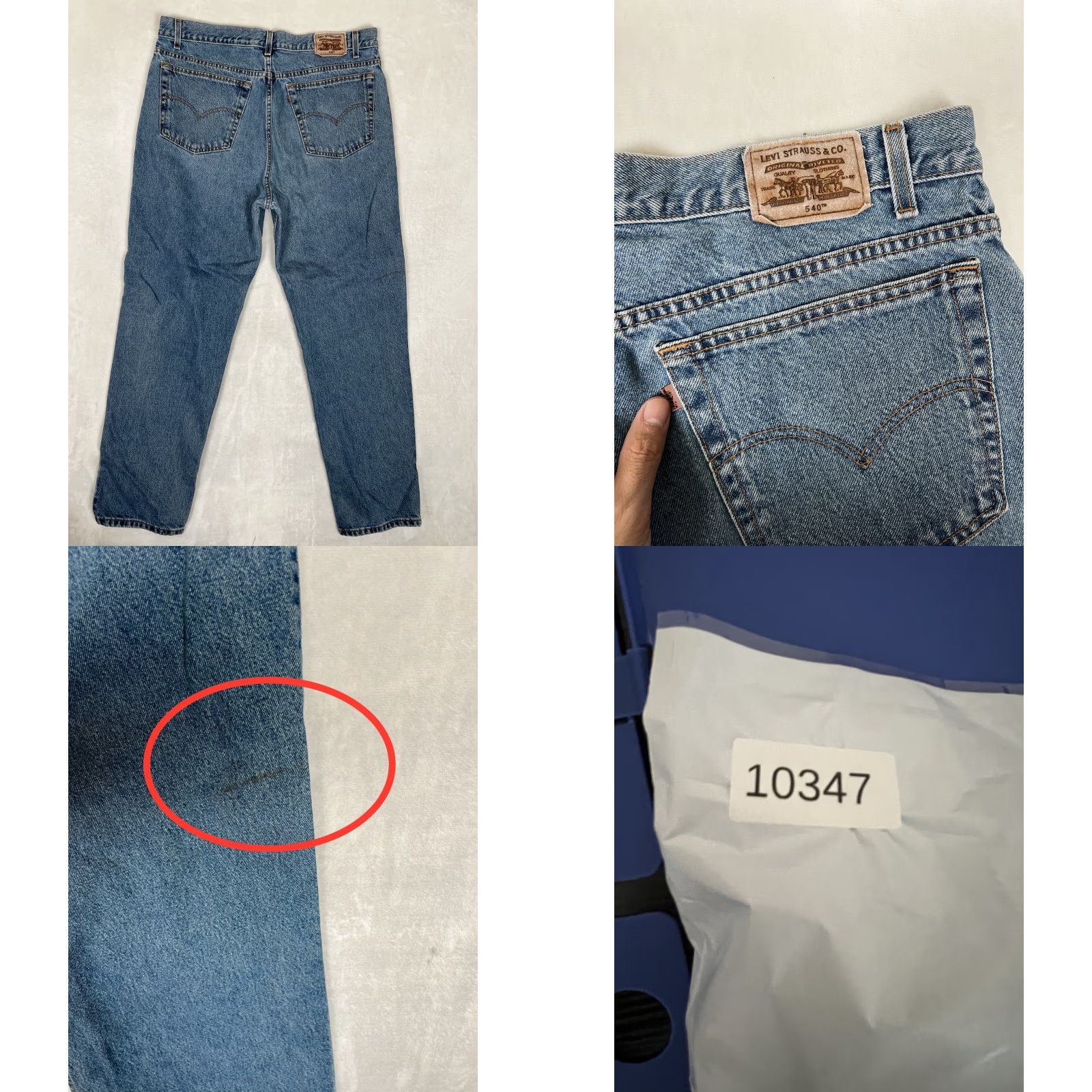 Levi's **Vintage Levi's 540 Relaxed Fit Blue Denim Jeans Size 38 Mexico Made** User: Vintage Levi's 540 Relaxed Fit Blue Denim Jeans Size 38 Mexico Made Size US 38 / EU 54 - 8 Thumbnail