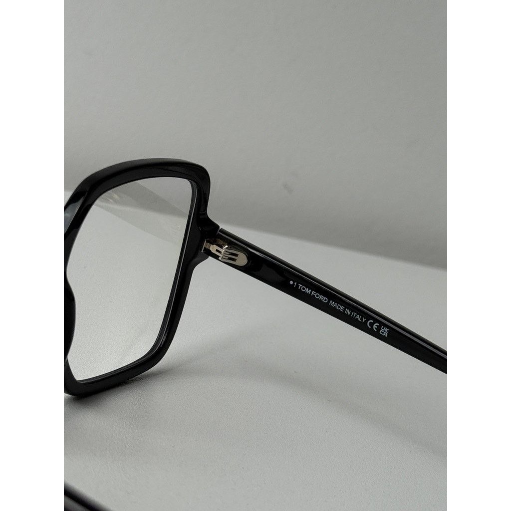 Tom Ford NEW Tom Ford FT6063-B 001 Square Bluelight Frames in Black Size ONE SIZE - 9 Thumbnail