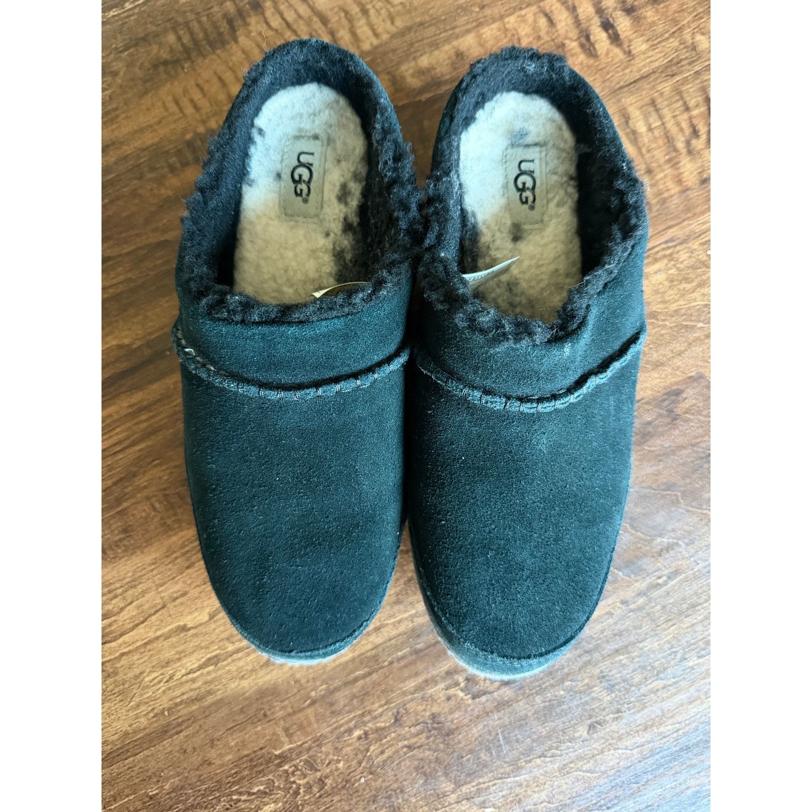 Ugg Ugg lynwood black suede clog womens size 8 Size US 8 / IT 38 - 3 Thumbnail