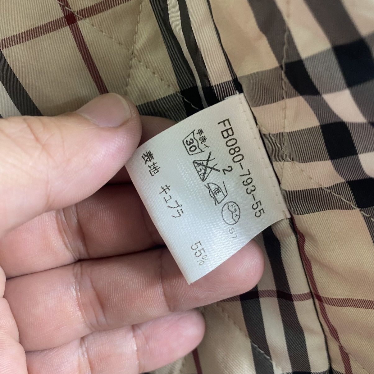 Vintage Burberrys Nova Check Button/Zipper Knit Jacket