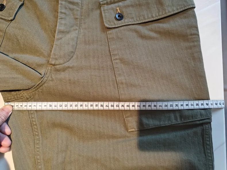 Freewheelers FREEWHEELERS USMC Monkey Pants M-1944 Medium-weight Bone P Size US 36 / EU 52 - 3 Thumbnail