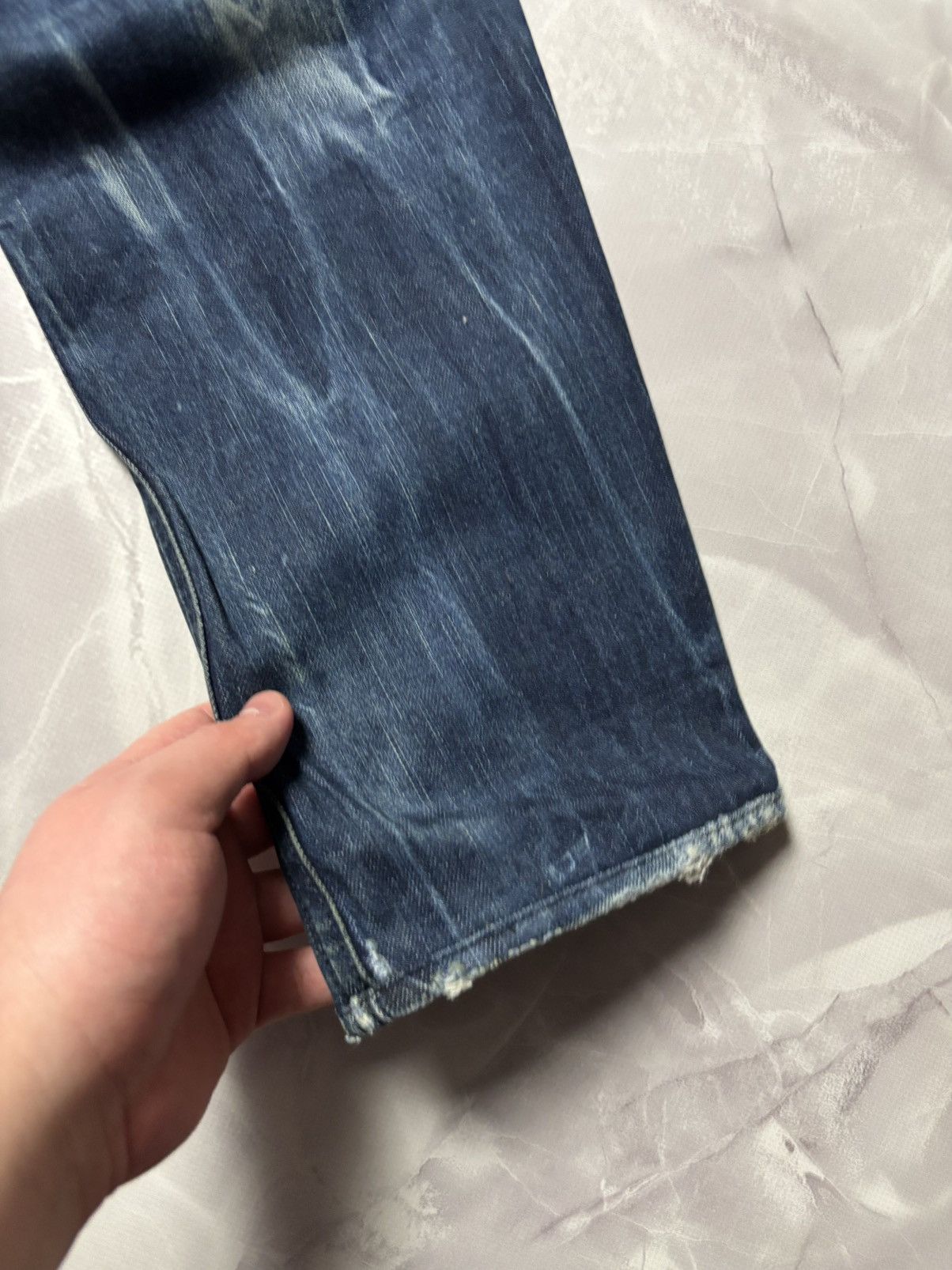 Diesel Diesel VIKER Jeans 008SV Straight Vintage Wash Blue 34x32 Size US 34 / EU 50 - 12 Thumbnail