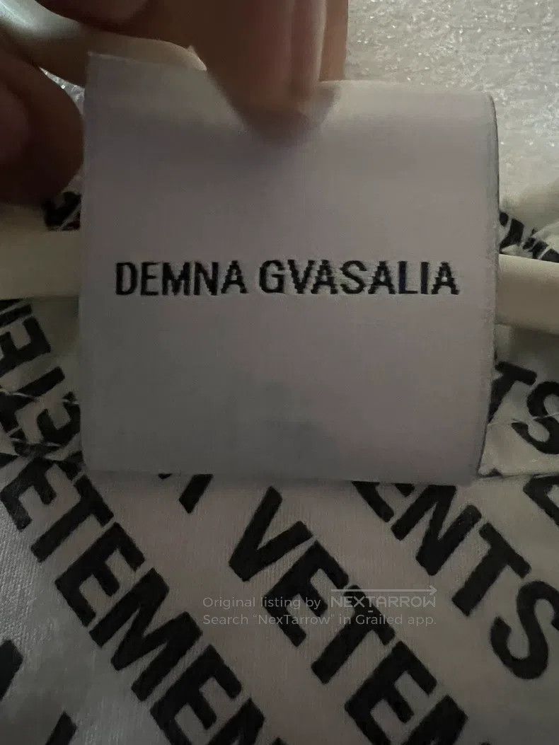 Vetements Vetements Letter Print Shirt Size US XXS / EU 40 - 5 Thumbnail