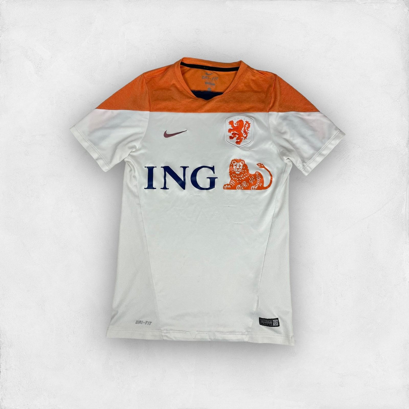 Nike Nike Men's White Netherlands National Football Team Jersey S Size US S / EU 44-46 / 1 - 1 Thumbnail