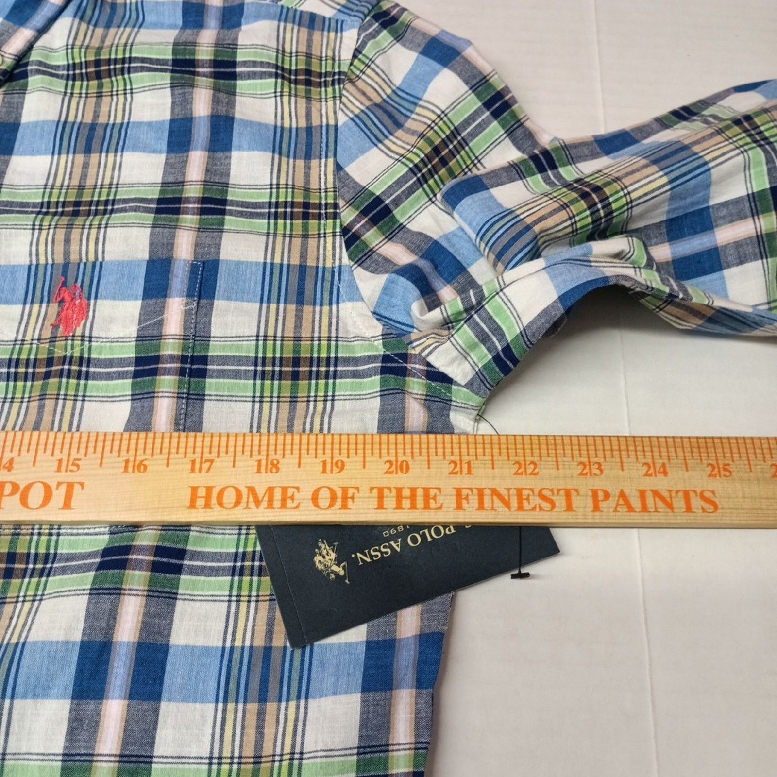 U.S. Polo Assn. U.S. Polo Assn. Button Woven Shirt Men's S Multicolor Plaid Size US S / EU 44-46 / 1 - 5 Thumbnail
