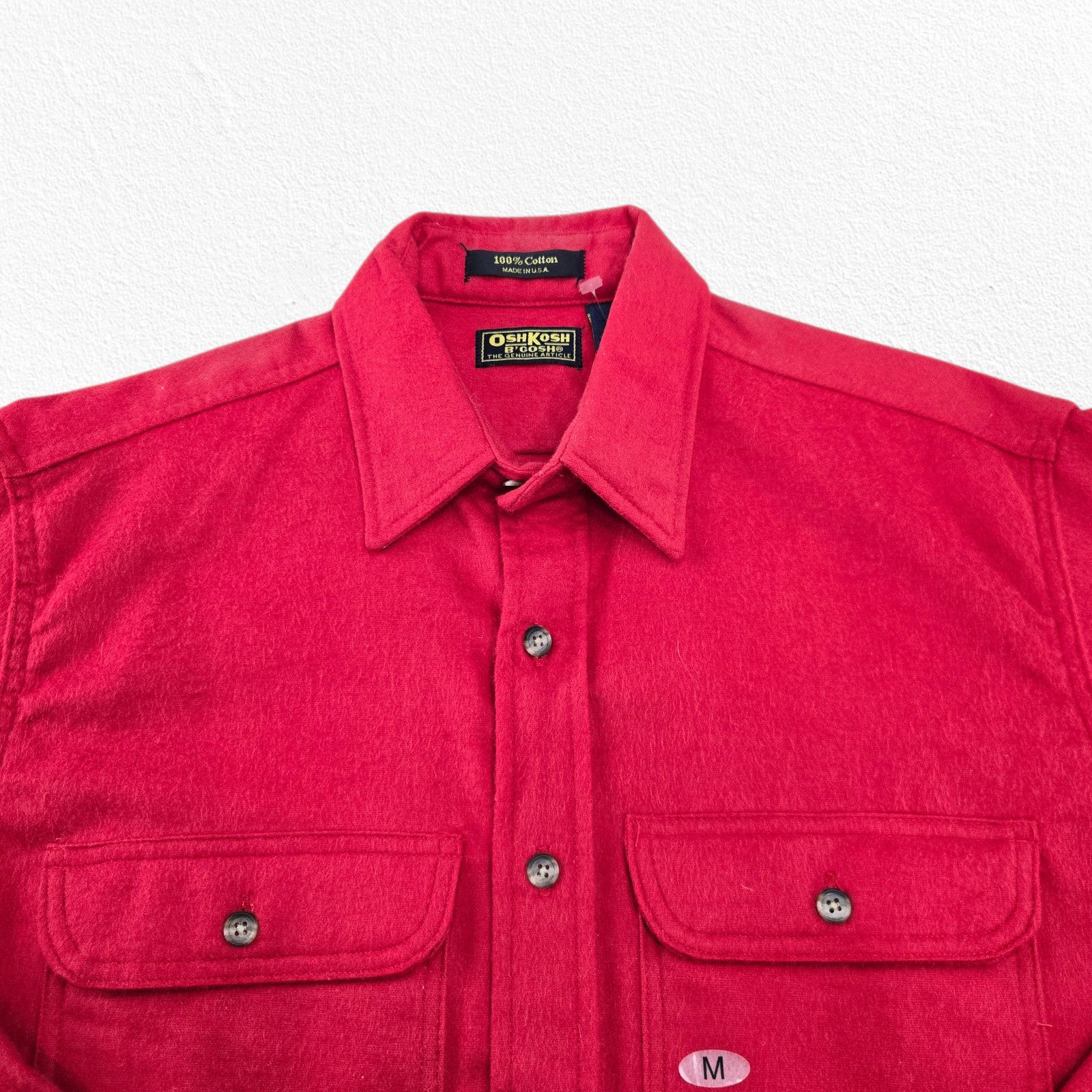 Oshkosh 90s OshKosh B’gosh USA Made Workwear Shirt Size Medium Size US M / EU 48-50 / 2 - 3 Thumbnail