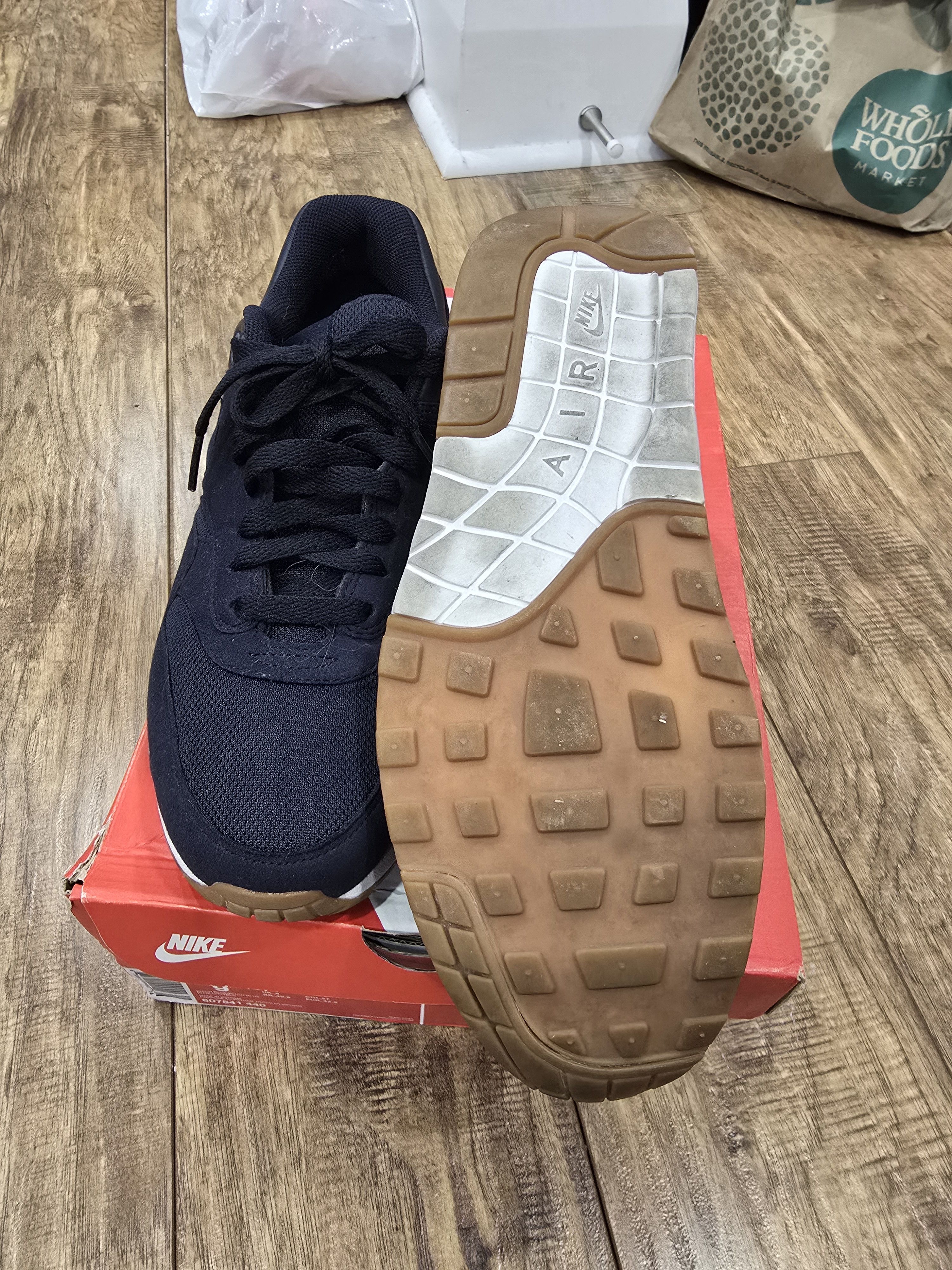 A.P.C. × Nike Nike Air Maxim 1 SP - APC Pitch Blue Size US 9 / EU 42 - 5 Thumbnail