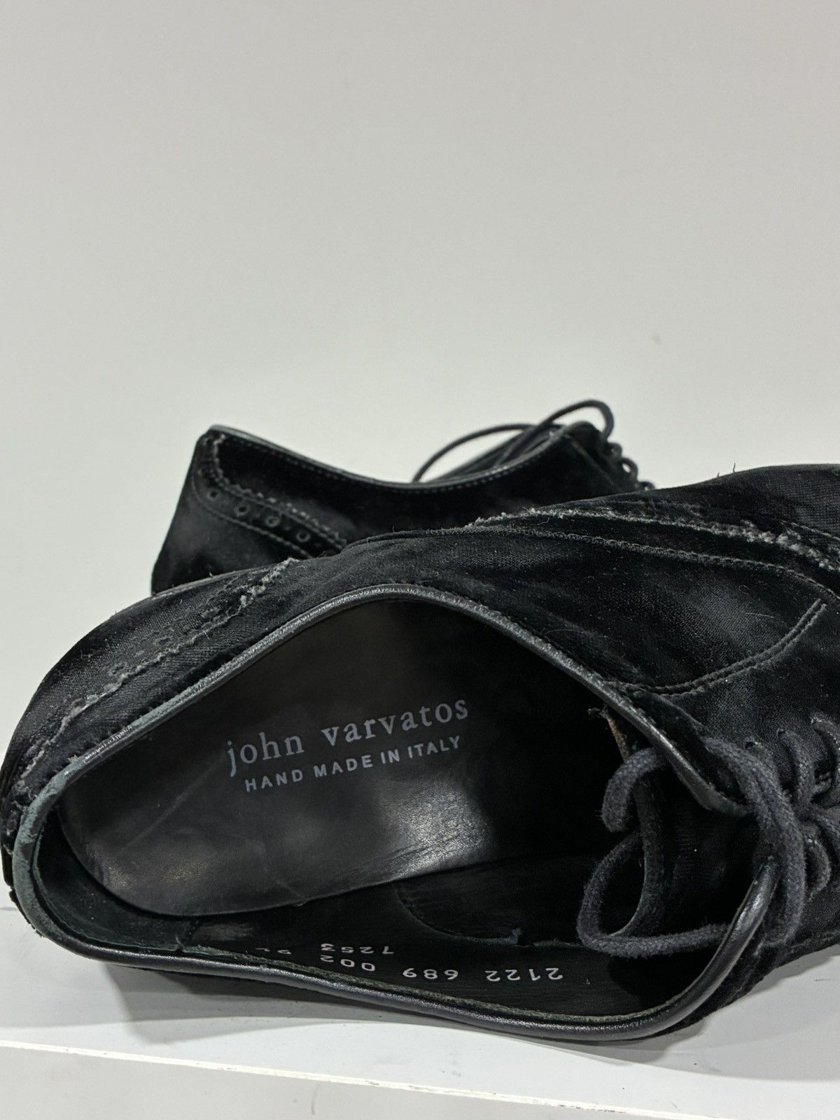John Varvatos Burnished Velvet Brogue Oxford Shoes 9.5 Size US 9.5 / EU 42-43 - 12 Thumbnail