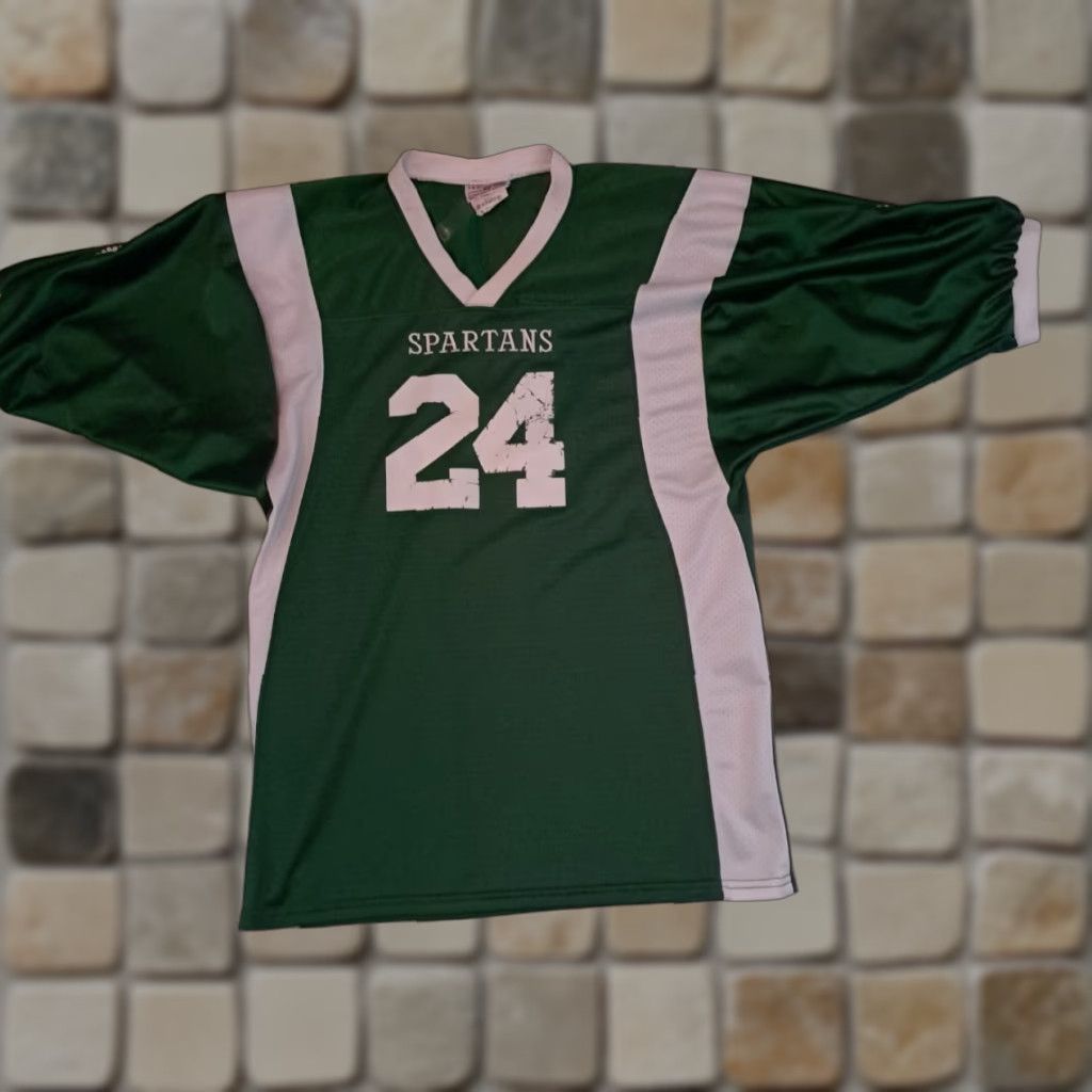 Vintage VINTAGE Michigan State Spartans Football Jersey Embroidered Printed Large 42-44 Size US L / EU 52-54 / 3 - 1 Thumbnail