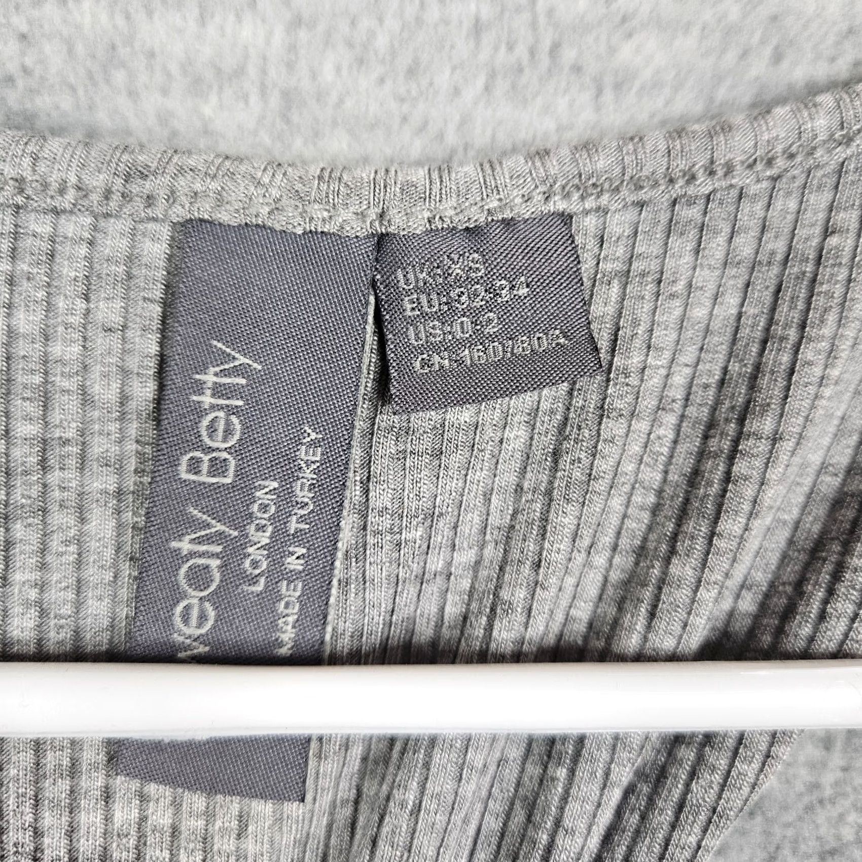 Sweaty Betty Sweaty Betty Dress Sleeveless Gray Knit Sz XS A-Line Ruched Casual Size XS / US 0-2 / IT 36-38 - 2 Thumbnail