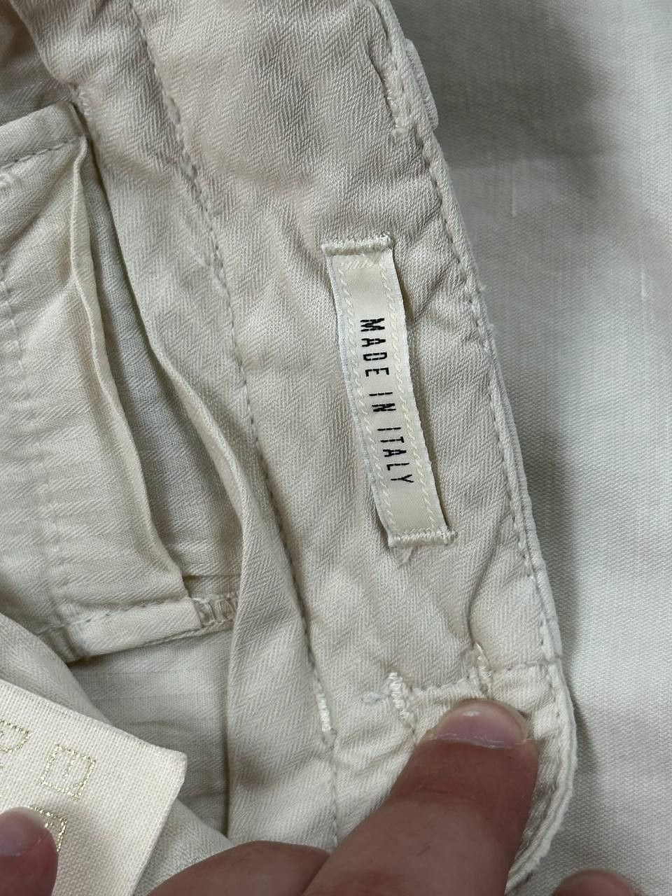 Designer Luxury Briglia 1949 Linen Chino Pants Made In Italy Size US 32 / EU 48 - 6 Thumbnail