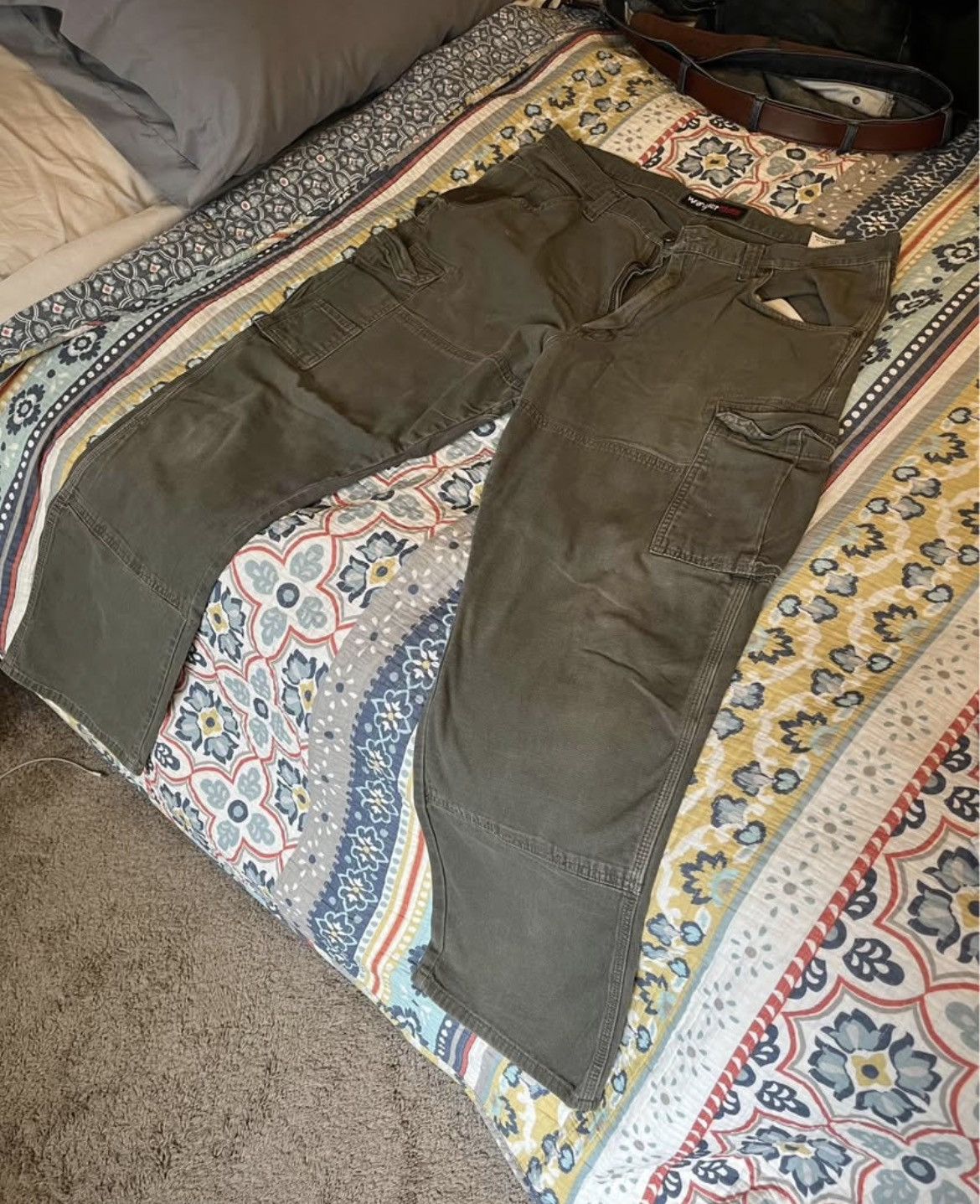 Wrangler 2 Pair Wrangler Riggs Workwear Pants 38”x32” Size US 38 / EU 54 - 1 Thumbnail