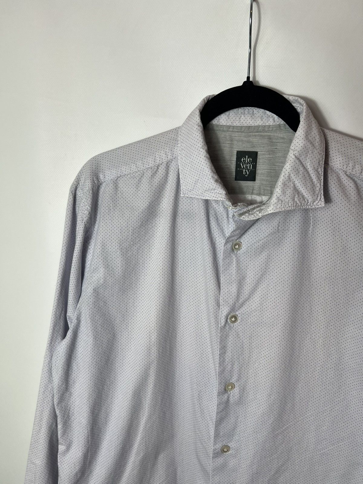 Eleventy Vintage luxury designer Eleventy Button Up Shirt Sz 42/16.5 Size US L / EU 52-54 / 3 - 5 Thumbnail
