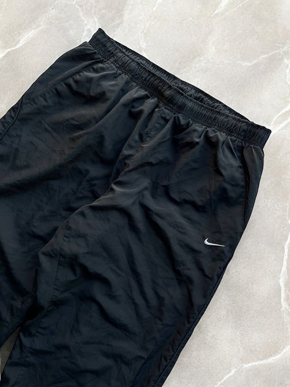 Nike × Vintage NIKE Vintage TRACK PANTS PARACHUTE y2k swoosh nylon y2k 00s Size US 34 / EU 50 - 3 Thumbnail
