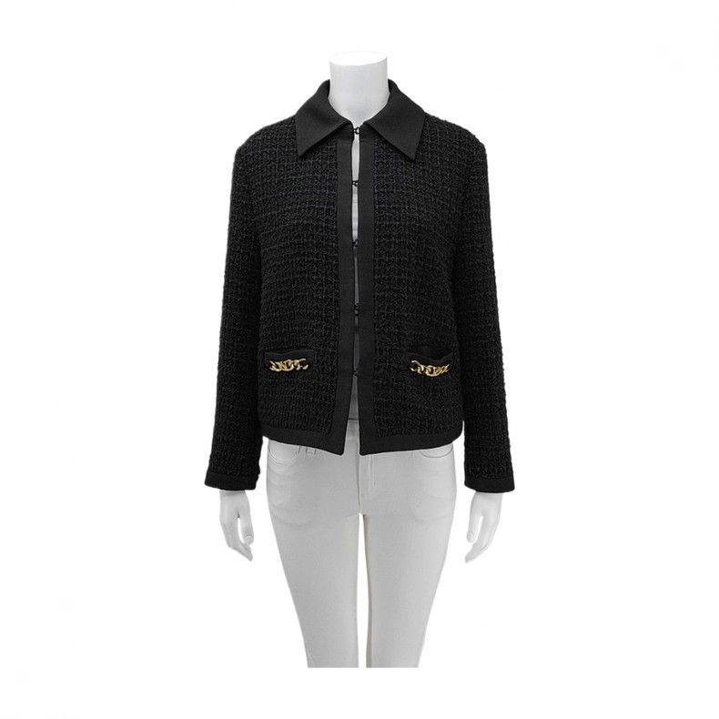 Valentino Valentino Black viscous cardigan with long sleeves Size XS / US 0-2 / IT 36-38 - 1 Thumbnail