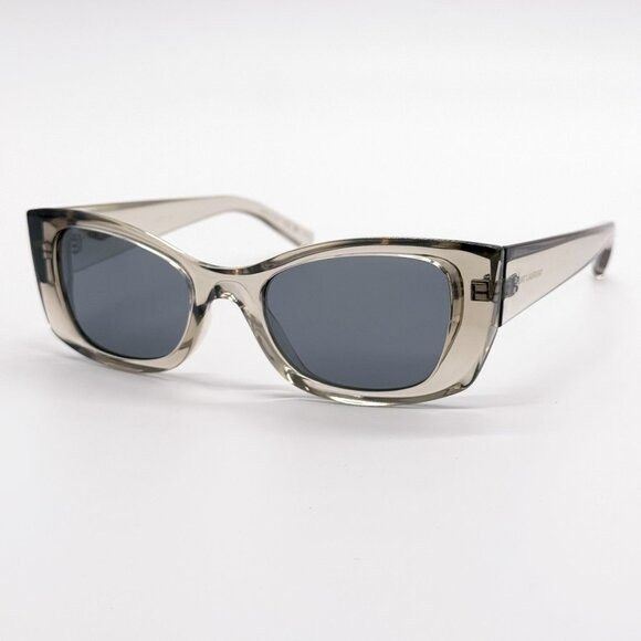 Saint Laurent Paris NEW SAINT LAURENT SUNGLASSES SL593 003 BEIGE CAT EYE WOMEN E Size ONE SIZE - 3 Thumbnail