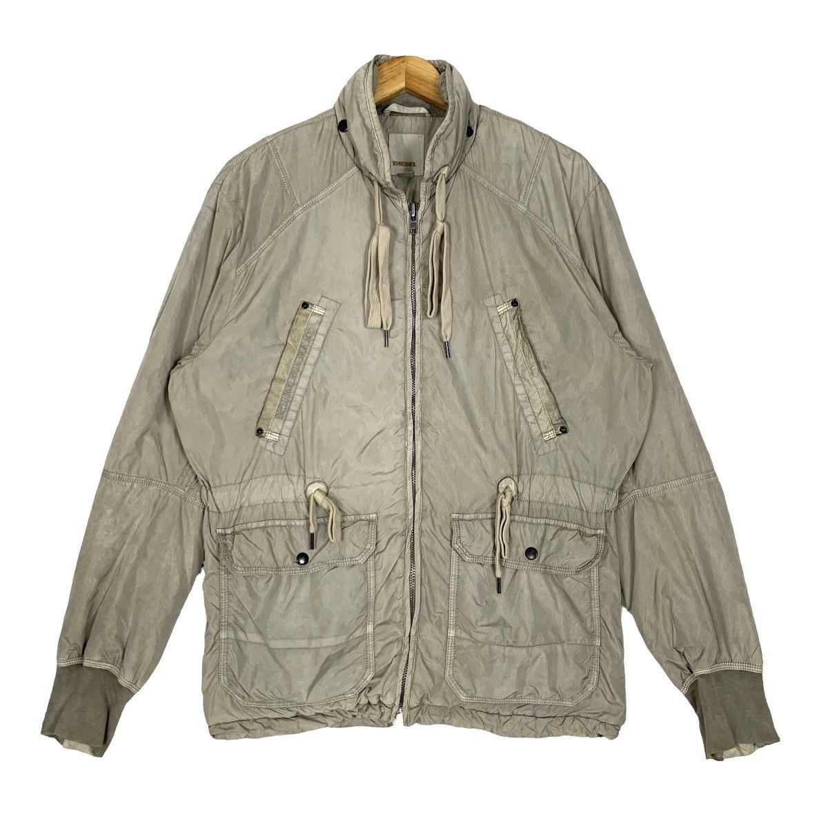 Vintage 90s Diesel Industrial Parka Jacket Size M