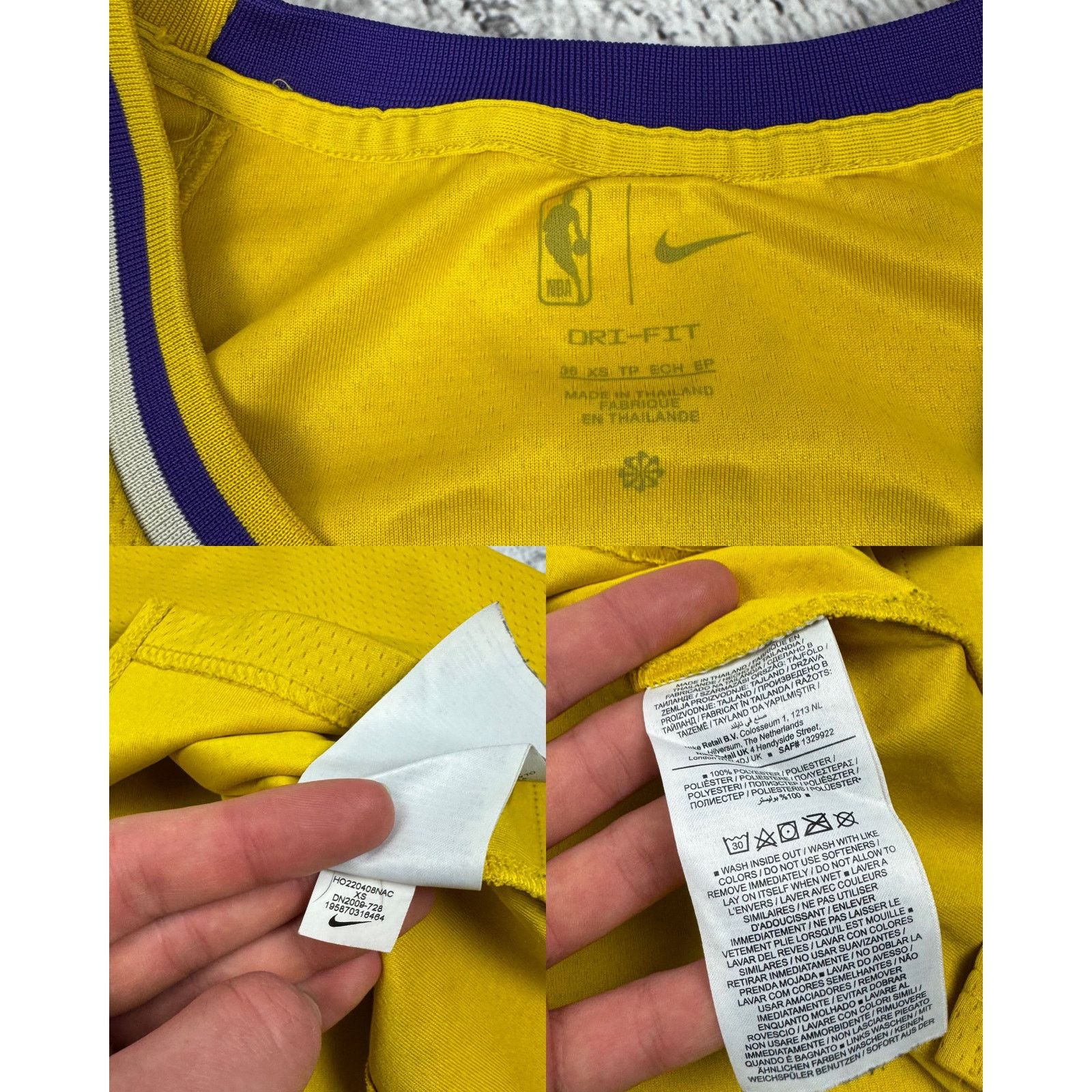 Nike Nike Dri-Fit Men's Los Angeles Lakers Lebron James Jersey XS Size US XS / EU 42 / 0 - 3 Thumbnail