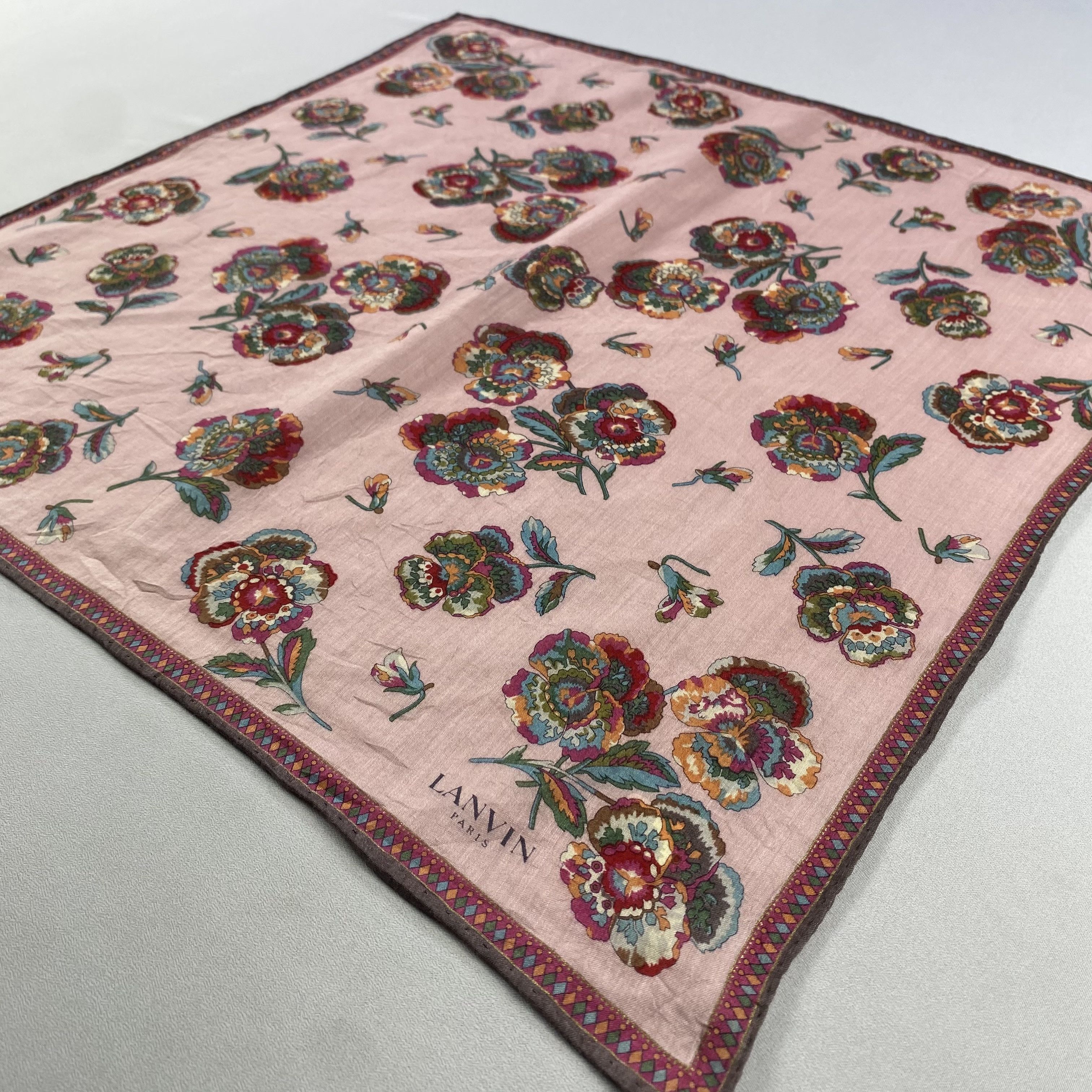 Lanvin × Vintage Lanvin Bandana/ Handkerchief / Neckerchief Size ONE SIZE - 4 Thumbnail