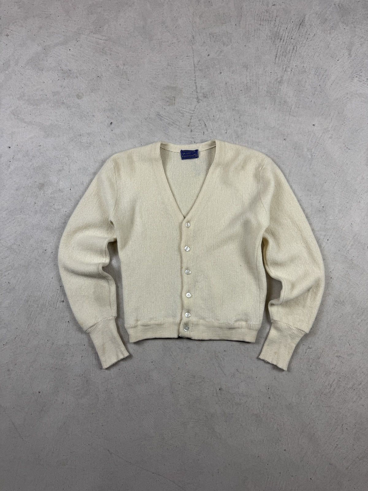 Pendleton × Vintage 1990’s Pendleton Cream Cardigan Size US S / EU 44-46 / 1 - 1 Thumbnail