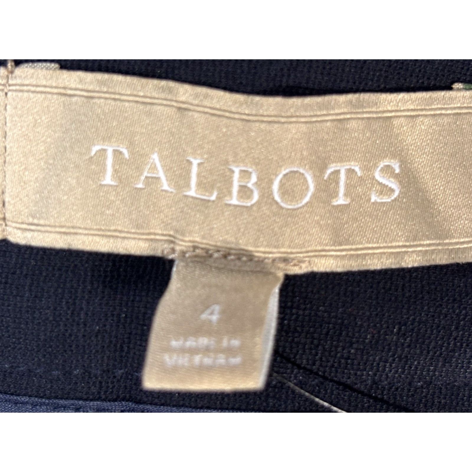 Talbots Talbots Knit Dress Pants Women, Size 4, Navy Blue, Career Business, Rayon Blend Size 27" / US 4 / IT 40 - 5 Thumbnail