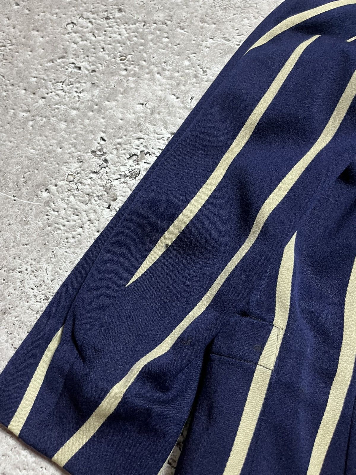 Japanese Brand × Vintage Vintage Striped School Blazer Leycott York UK with Crest Size S / US 4 / IT 40 - 16 Thumbnail