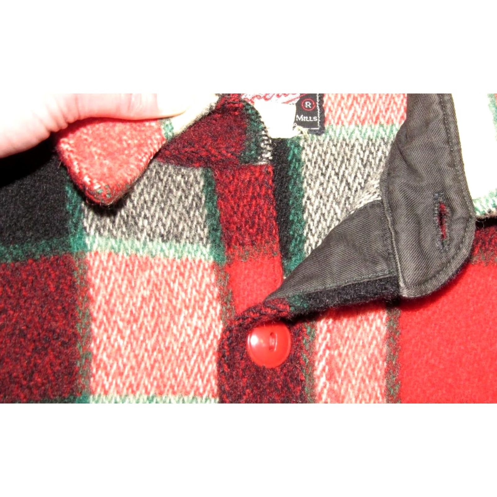 Vintage Vtg 50s WOOLRICH Plaid Shirt Jacket Medium Shirt Mens XS? Size US M / EU 48-50 / 2 - 4 Thumbnail