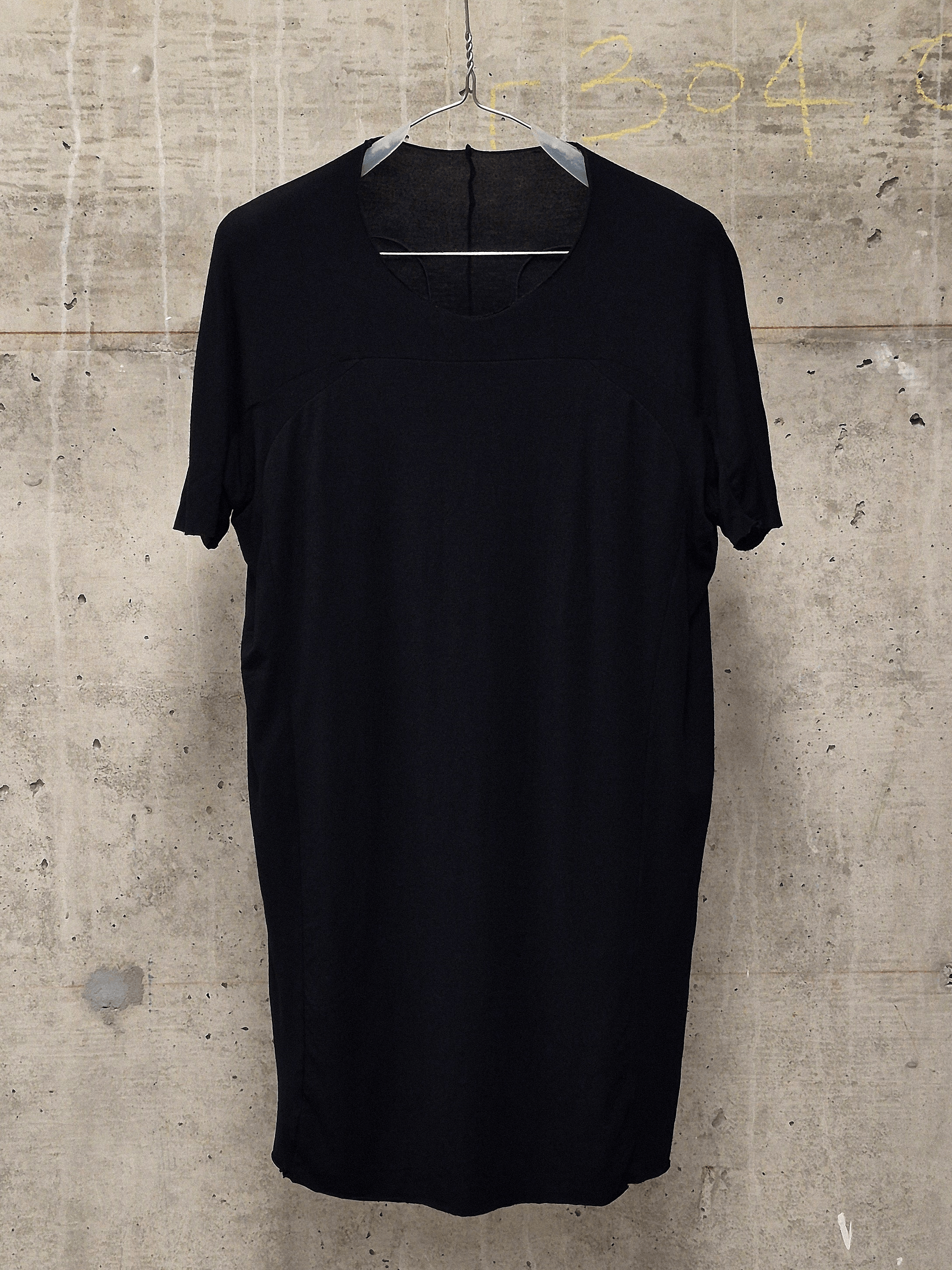 Devoa DEVOA Black Double Layered Cotton T-Shirt Size US XS / EU 42 / 0 - 1 Thumbnail