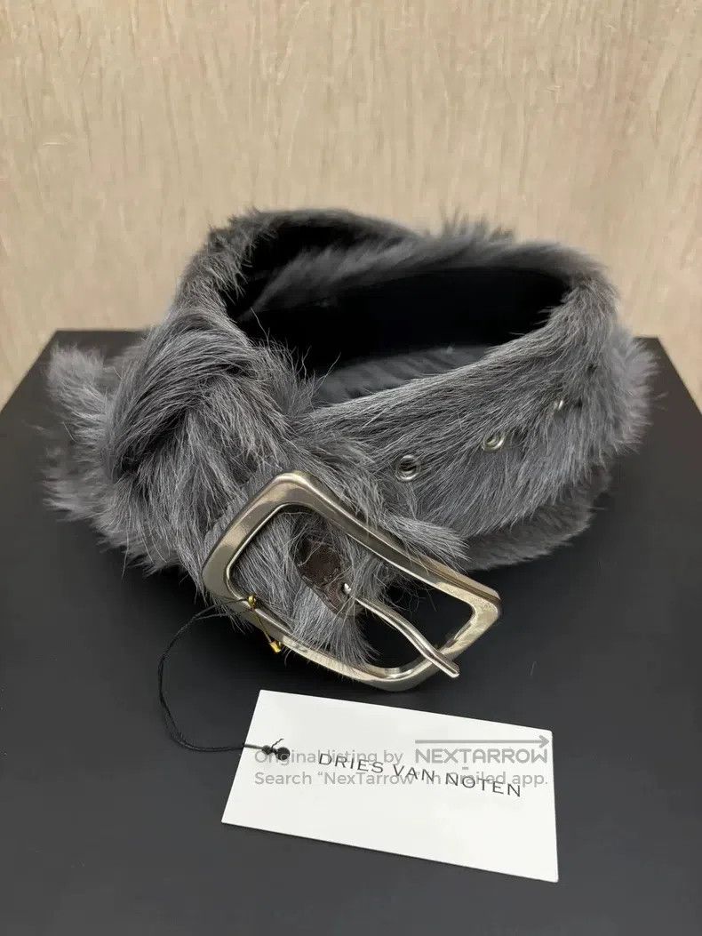 Dries Van Noten Dries Van Noten Horse Hair Fur Belt Size ONE SIZE - 1 Thumbnail