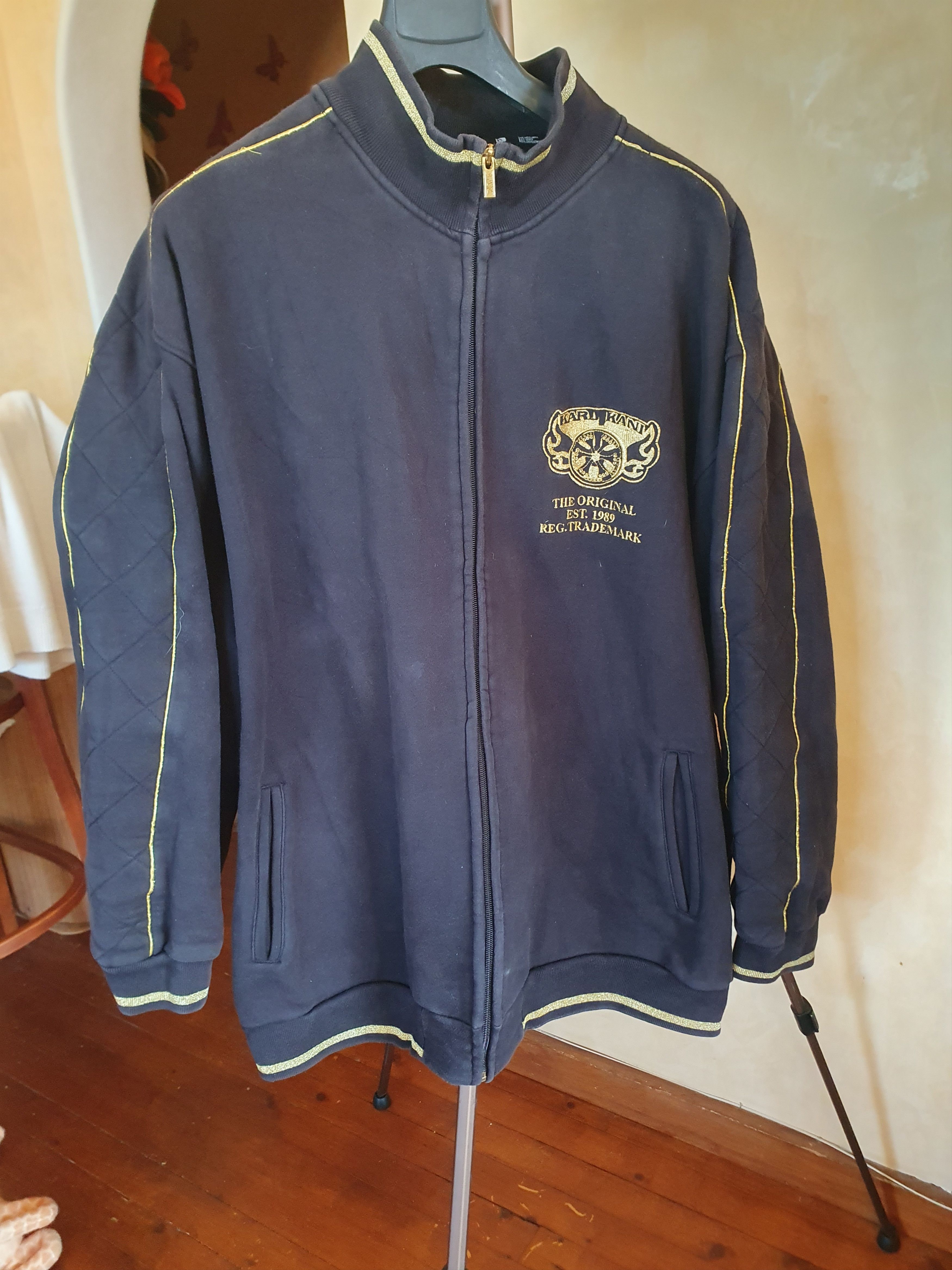 Karl Kani Karl Kani Zip Up Sweatshirt Vtg Y2K Hip-Hop Embroydery Size US XXL / EU 58 / 5 - 2 Thumbnail
