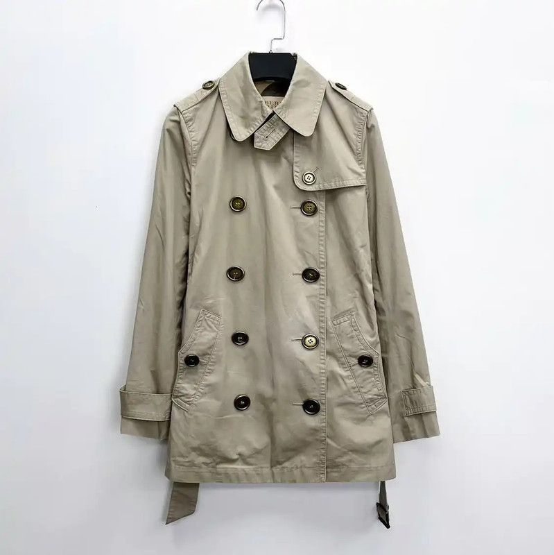 Burberry Burberry Beige Check Mid-Length Trench Coat Size M / US 6-8 / IT 42-44 - 1 Thumbnail