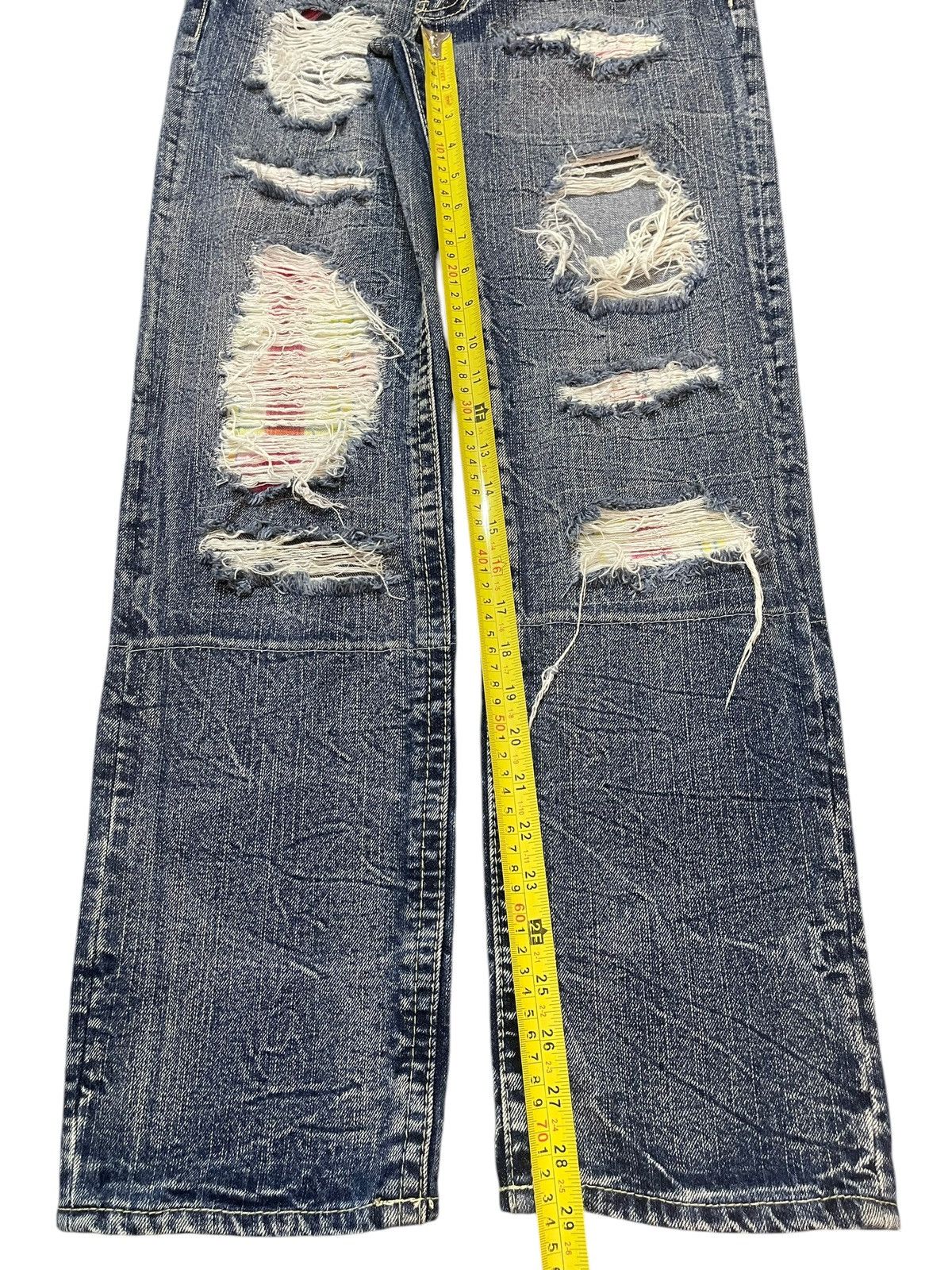 Kapital Vintage Japanese Brand Blue Wash Distressed Style Jeans Size US 28 / EU 44 - 13 Thumbnail