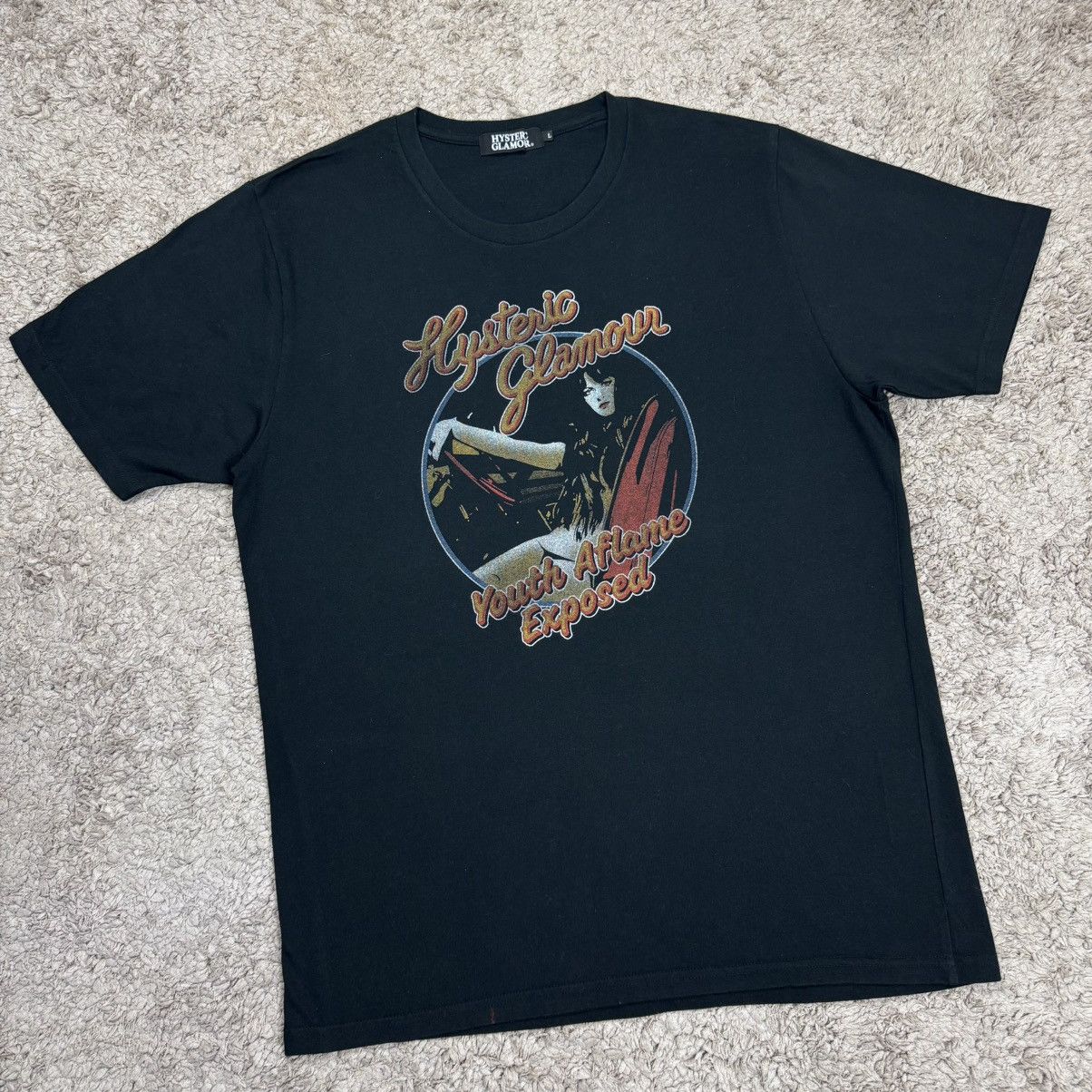 Hysteric Glamour Hysteric Glamour Youth Flame Exposed T-shirt Size US L / EU 52-54 / 3 - 3 Thumbnail