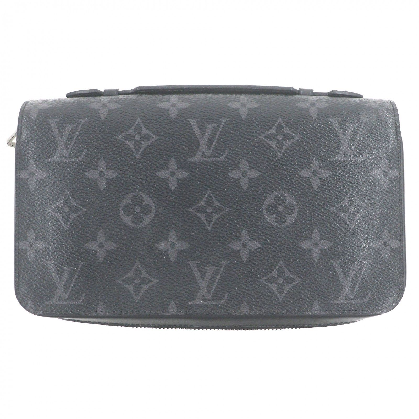 Louis Vuitton Louis Vuitton Louis Vuitton Zippy XL Monogram Eclipse Wallet Textile Long Wallet DUTY FREE for USA Size ONE SIZE - 1 Thumbnail