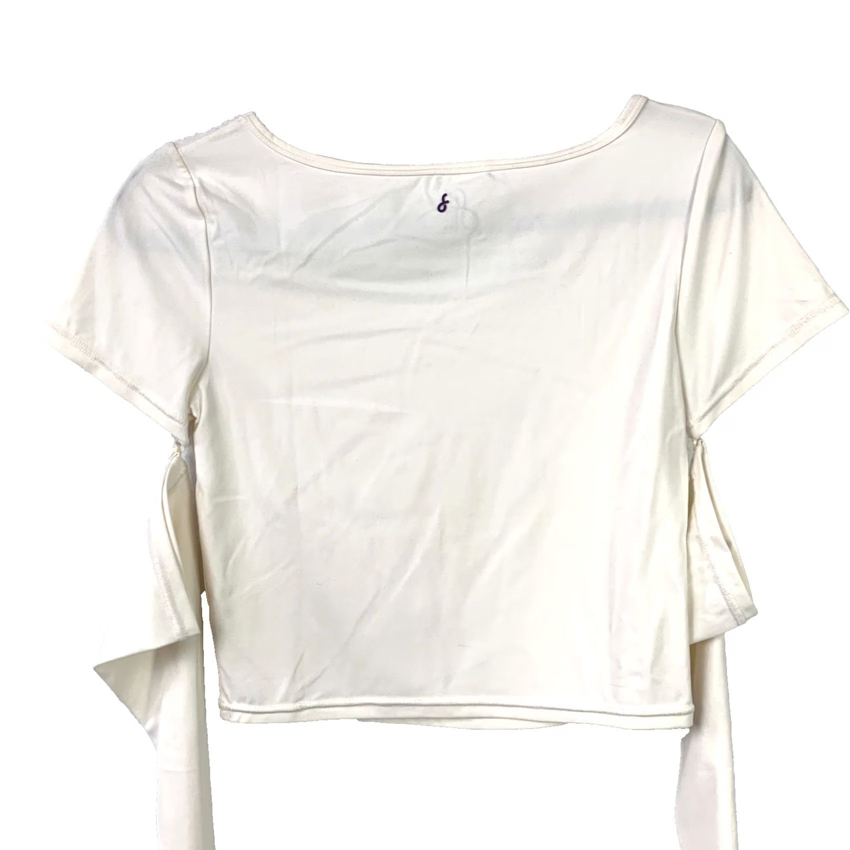 Vintage Fanka White Yoga Workout Shirt Top M Size Medium Short Sleeve Round Neck Pullover T-Shirt Womens Casual Breathable Lightweight All Seasons Size M / US 6-8 / IT 42-44 - 4 Thumbnail
