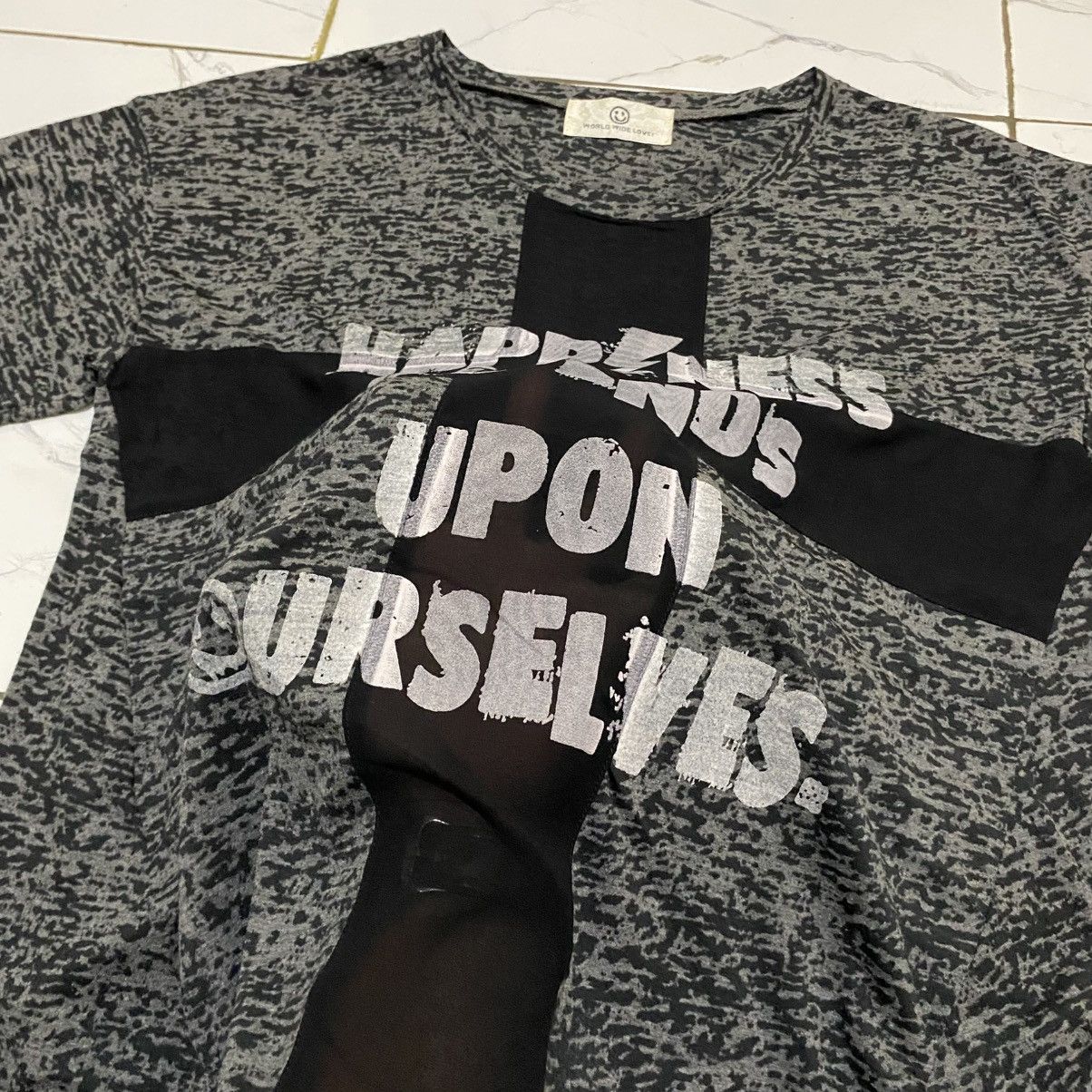 Japanese Brand 2000s World Wide Loved “Cross” Mesh Top Size S / US 4 / IT 40 - 6 Thumbnail