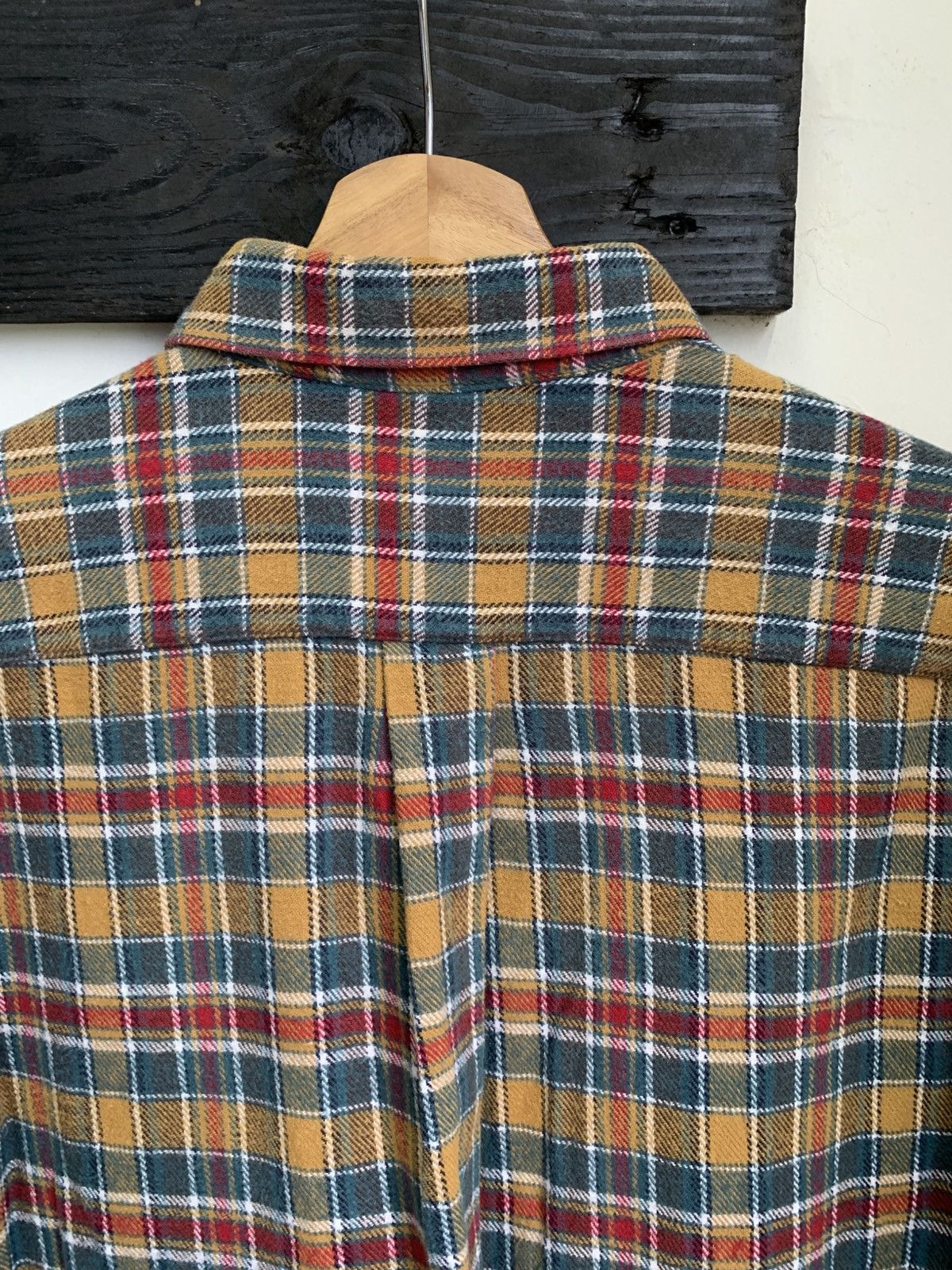 Flannel × Vintage Vintage U.C Berkeley Checkered Tan Flannel Size US L / EU 52-54 / 3 - 7 Thumbnail