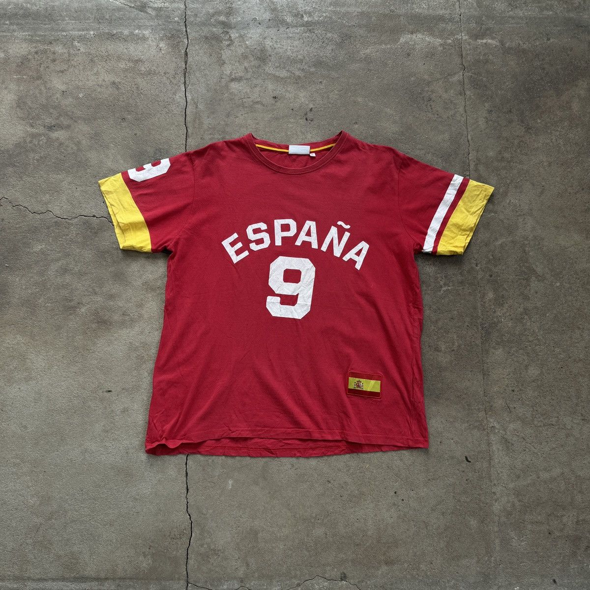 Designer × Vintage Vintage Y2K Espania Logo T-Shirt Size US XL / EU 56 / 4 - 1 Thumbnail