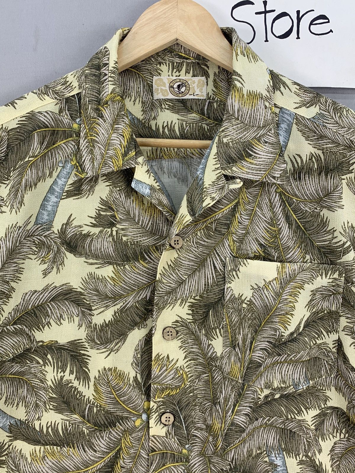Japanese Brand Vintage Japanese Gang Buster Full Print Hawaiian Shirt Size US L / EU 52-54 / 3 - 2 Thumbnail
