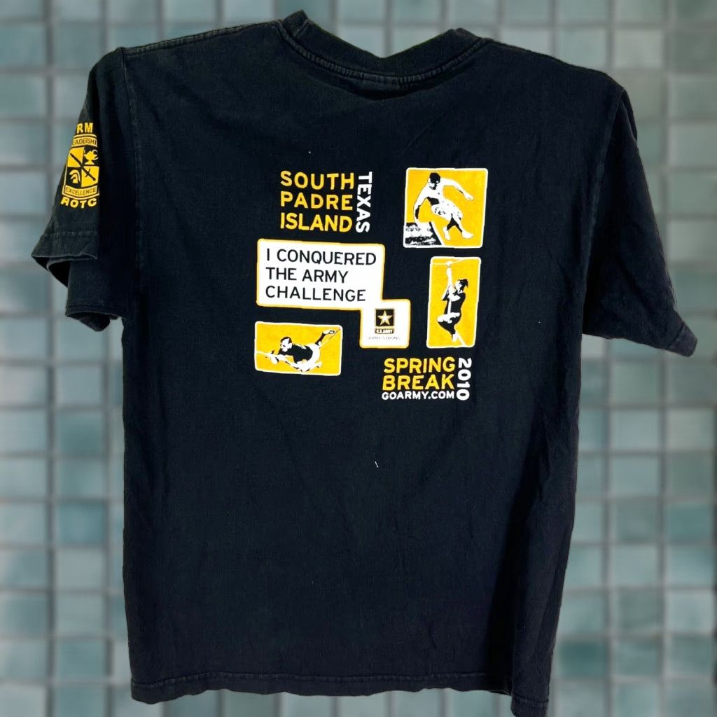 Vintage VINTAGE US Army ROTC T Shirt Mens Size M Black 2010s Army Graphic Print Crew Neck Short Sleeve Size US M / EU 48-50 / 2 - 1 Thumbnail