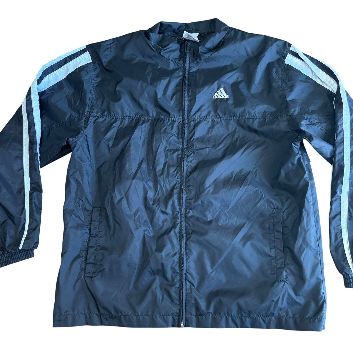 Adidas 90s Adidas Trefoil track jacket zip sportwear men’s large Size US XL / EU 56 / 4 - 6 Thumbnail