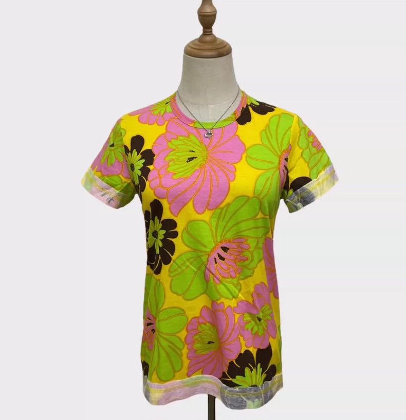 Comme des Garcons Comme Des Garcons Flower T-shirt 2502-Nextarrow Size M / US 6-8 / IT 42-44 - 1 Thumbnail