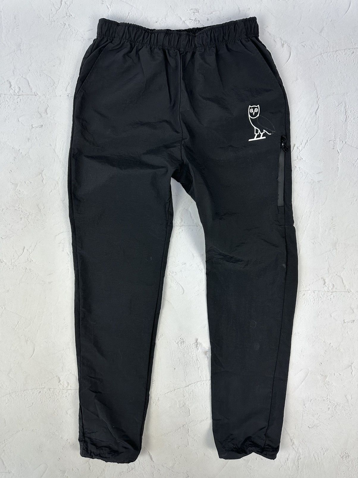 Drake × October's Very Own October’s Very Own Nylon Black Joggers Size US 30 / EU 46 - 1 Thumbnail