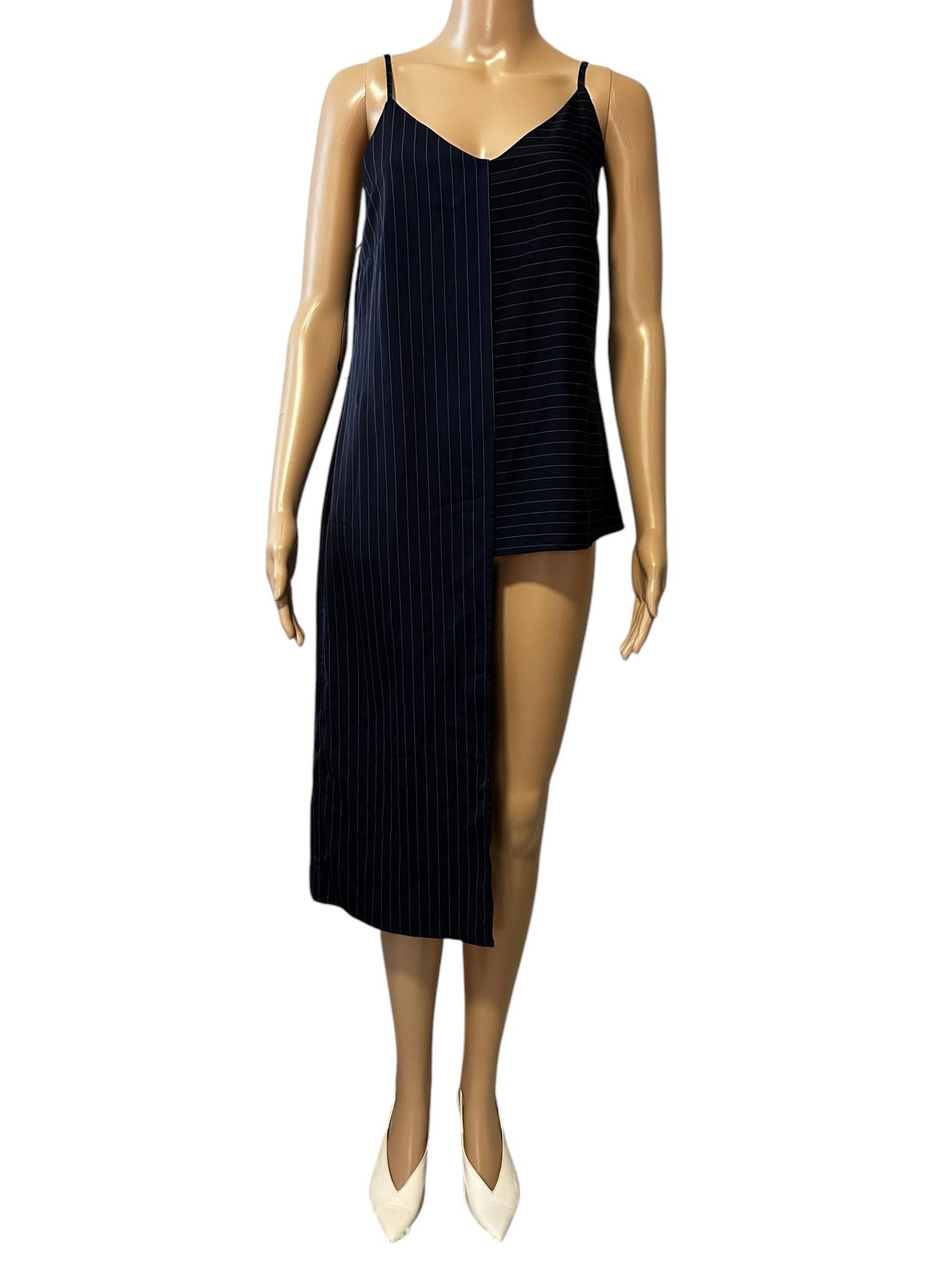 Designer Chic Striped Slip Dress Size S / US 4 / IT 40 - 1 Thumbnail