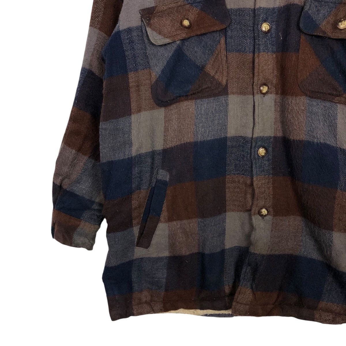 Japanese Brand 📌Vintage Wool Blanket Jacket Tartan Design Virgin Voyage Size US L / EU 52-54 / 3 - 5 Thumbnail