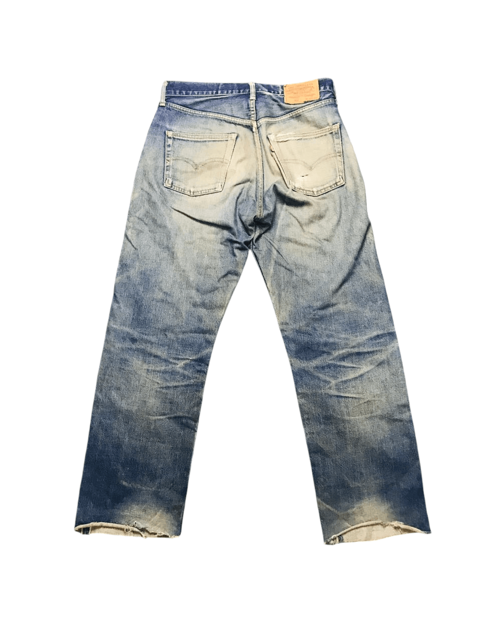 Levi's Vintage Levis 502 Big E Salvage Denim Size US 32 / EU 48 - 2 Thumbnail