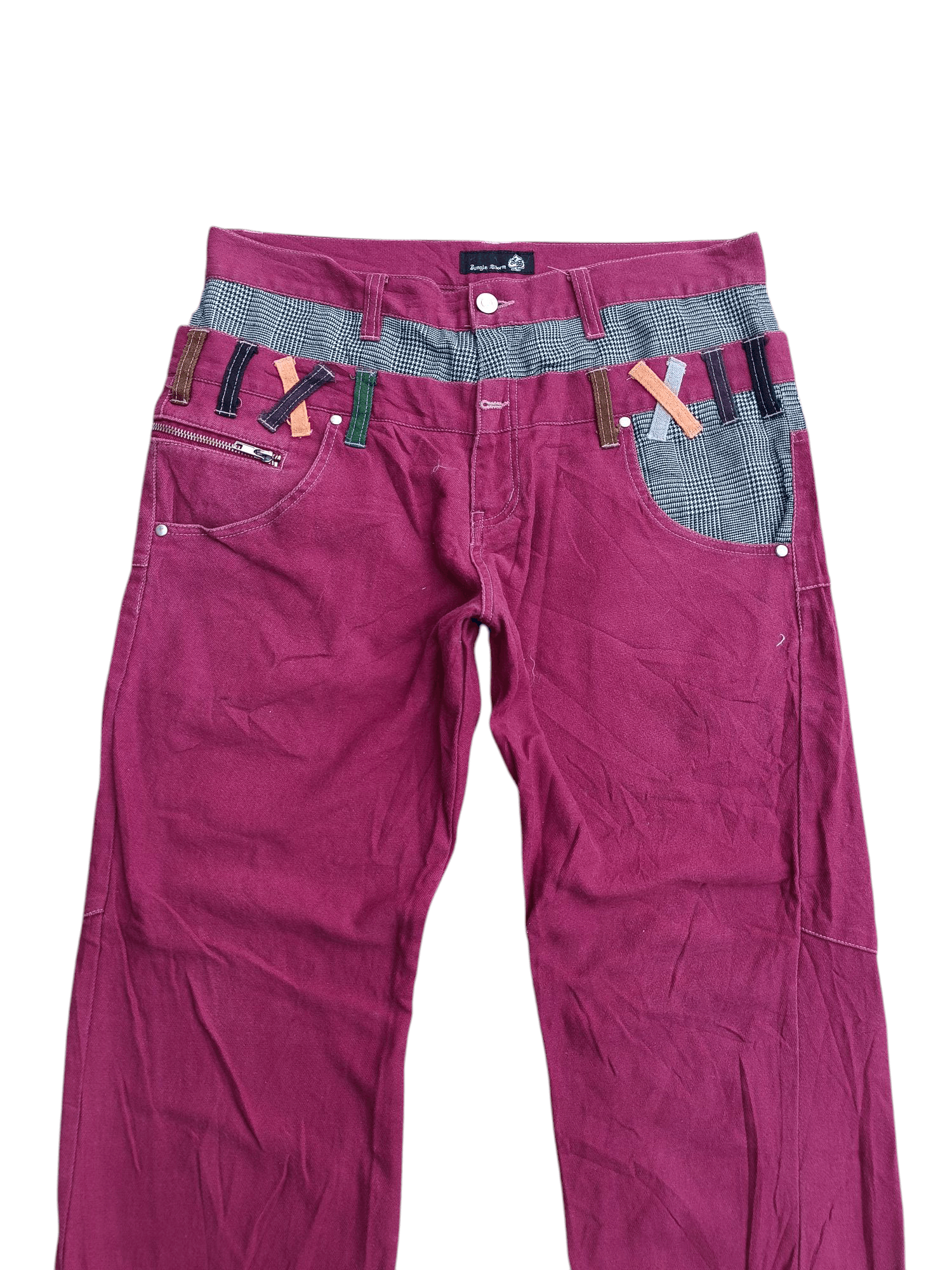 If Six Was Nine × Japanese Brand × Le Grande Bleu (L.G.B.) FYEE 🔥 Jungle Storm Double Waist Pants E228 Size US 33 - 4 Thumbnail