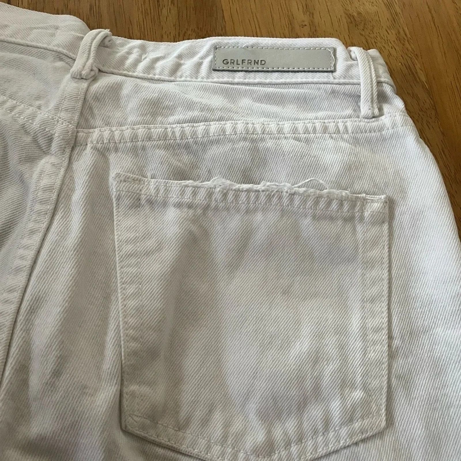 GRLFRND Grlfrnd Cheryl jeans, sz 24 in Sweet City Woman (white) Size 24" / US 00 / IT 34 - 5 Thumbnail