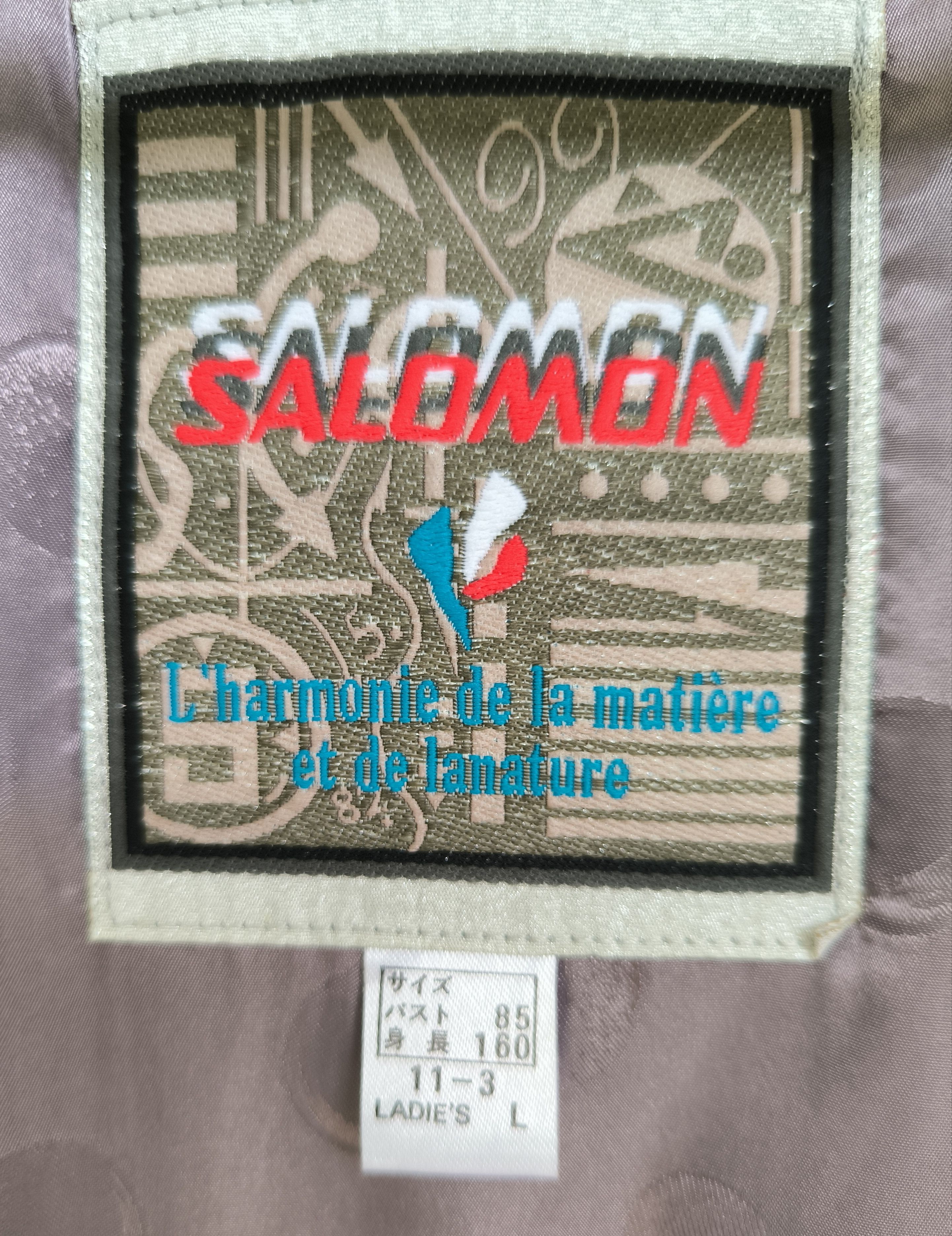 Salomon SALOMON ski jacket embroidered and spell out logo Size US M / EU 48-50 / 2 - 8 Thumbnail